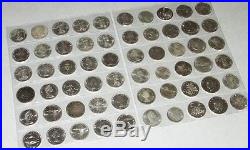 60 Silver Canada Dollars & Other Big Silver World Coins (lustrous Uncs) No Rsrv