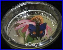 6 Canada Murano Venetian Glass Silver Coins Ladybug + All Fauna & Flora +bonus
