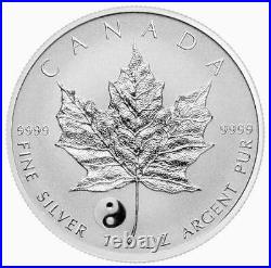 6x Canada 1 oz Pure Silver Maple Leafs 6 Privy Marks 2016 and 2017 Reverse Proof