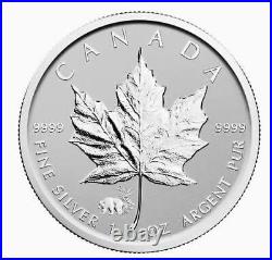 6x Canada 1 oz Pure Silver Maple Leafs 6 Privy Marks 2016 and 2017 Reverse Proof