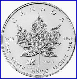 6x Canada 1 oz Pure Silver Maple Leafs 6 Privy Marks 2016 and 2017 Reverse Proof