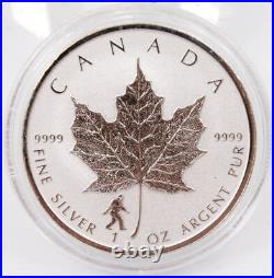 6x Canada 1 oz Pure Silver Maple Leafs 6 Privy Marks 2016 and 2017 Reverse Proof