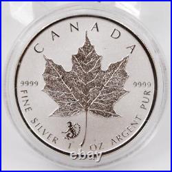 6x Canada 1 oz Pure Silver Maple Leafs 6 Privy Marks 2016 and 2017 Reverse Proof