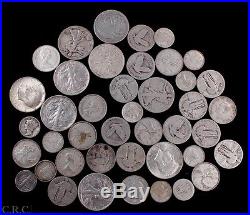 7+ Troy Oz. Junk Silver Lot US 90% & Canada 80% 44 Coins