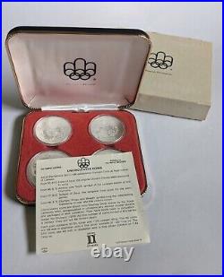 8x 1976 Canada Montreal Olympics $10 $5 Sterling Silver Coin Set 8.64 oz