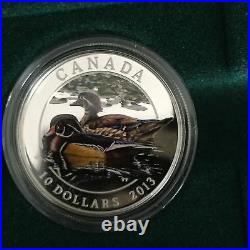 ALL 3 Fine Silver Coins Ducks of Canada Mintage 10,000 (2013)