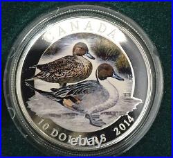 ALL 3 Fine Silver Coins Ducks of Canada Mintage 10,000 (2013)