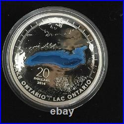ALL 5 Fine Silver Coins Great Lakes Mintage 10,000 (2014)