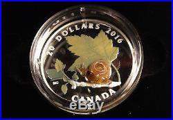 All 9 Canada Murano Venetian Glass Silver Coins Ladybug, Bumble Bee, Snowman