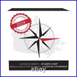 ATLANTIC COAST 2024 CANADA 1oz. 9999 Pure Silver Proof $20 Coin 3rd in Series ATLANTIC COAST 2024 CANADA 1oz. 9999 Pure Silver Proof $20 Coin 3rd in Series