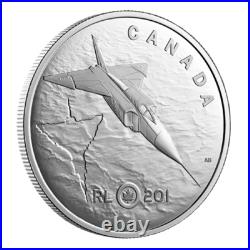 AVRO CF-105 RCAF ARROW JET 2025 CANADA 1oz. 9999 Pure Silver Proof $20 Coin