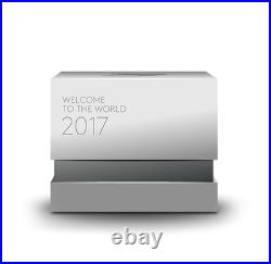 BABY FEET Welcome to the World 2017 CANADA. 9999 Pure Silver $10 Coin & Gift Box