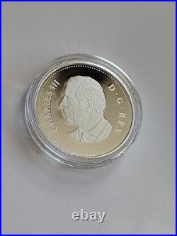 BEAVER Symbol 50th Anniversary 2025 CANADA. 9999 Silver Dollar $1 Coin With CoA