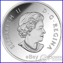 BIGLEAF MAPLE Jewel Of The Rain Swarovski Silver Coin 20$ Canada 2016