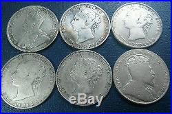 BIG Collection Lot of Old Silver Canada Coins
