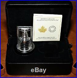 BOXING WEEK PRICE! 2017 RCM 125th Anniv. Of Stanley Cup 3 oz Silver $50 Coin