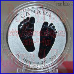 Born in 2018 Welcome to the World Baby Feet $10 Pure Silver Coin in Gift Box