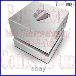 Born in 2021 Welcome to the World Baby Feet $10 Pure Silver Coin in Gift Box