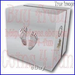 Born in 2024 Welcome to the World Baby Feet $10 Silver Coin in Gift Box Canada