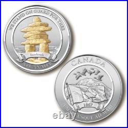 Bradford Exchange 2018 O Canada Commemorative 8 Coin Collection