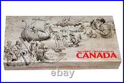 CANADA $15 2014 Silver 7.45oz 10-Coin Proof Set'Exploring Canada' in Deluxe Box