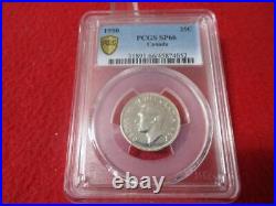 CANADA 1950 SILVER QUARTER / 25 CENTS PCGS SP 66 King George VI Awesome #T6247
