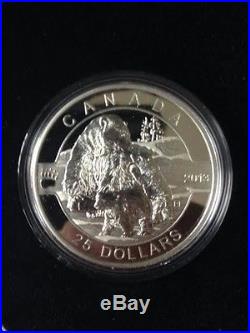 CANADA 2013 O'Canada $25 Fine 1oz Silver Coins COMPLETE (5) COIN SET