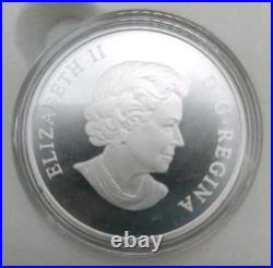 CANADA 2014 GRIZZLY BEAR 1oz. 9999 FINE SILVER $100 CAD with OGP Free Ship U. S
