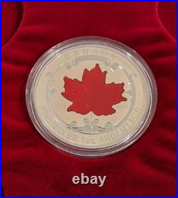 CANADA 2015 Fine Silver Fractional Coin Set The Maple Leaf. 9999 OGP COA