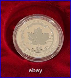 CANADA 2015 Fine Silver Fractional Coin Set The Maple Leaf. 9999 OGP COA