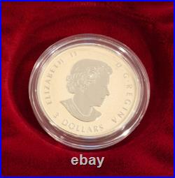 CANADA 2015 Fine Silver Fractional Coin Set The Maple Leaf. 9999 OGP COA
