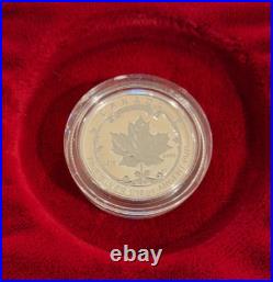 CANADA 2015 Fine Silver Fractional Coin Set The Maple Leaf. 9999 OGP COA