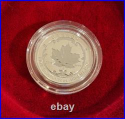 CANADA 2015 Fine Silver Fractional Coin Set The Maple Leaf. 9999 OGP COA