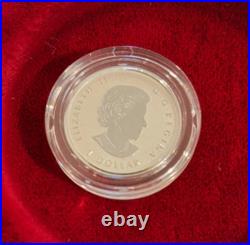 CANADA 2015 Fine Silver Fractional Coin Set The Maple Leaf. 9999 OGP COA