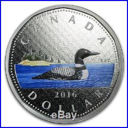 CANADA 2016 $1 5oz FINE SILVER COIN BIG COIN SERIES LOONIE