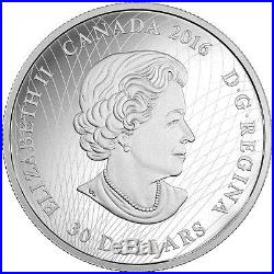 CANADA 2016 $30 2oz FINE SILVER COIN GLOW IN THE DARK ILLUMINATED CORAL REEF