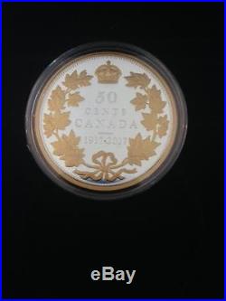 CANADA 2017 $30 2oz Silver Coin 50 Cent Half Dollar (1917-2017) Master Club