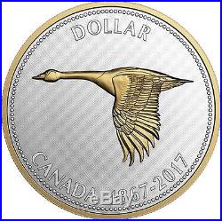 CANADA 2017 Big Coin Series Alex Colville Design One Dollar 5oz Pure Silver Coin