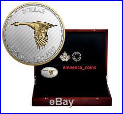 CANADA 2017 Big Coin Series One Dollar 5oz Pure Silver Coin + Large Wooden Case