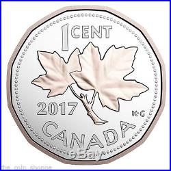 CANADA 2017 LEGACY of the PENNY 5 COIN PROOF SET of 9999 SILVER/GOLD