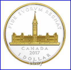 CANADA 2017 Master's Club Ann. Royal Visit Renewed Silver $1 Dollar Coin
