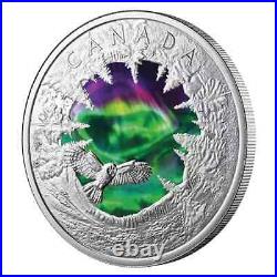 CANADA 2025 MAGIC of the NORTHERN LIGHTS 2oz. 9999 Silver GLOW IN DRK $30 Coin