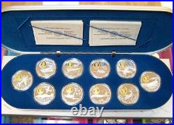 CANADA $20 AVIATION COIN SET SERIE 2 10 coins total (1995-1999)