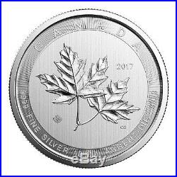 CANADA 50 Dollar Argent 10 Once Maple Leaf 2017 10 Oz silver coin