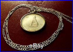 CANADA SILVER HOWLING WOLF SILVER COIN Pendant on 30 925 Sterling Silver Chain