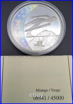 CANADA Silver coins $25 Sterling Silver 2009 Vancouver Olympic Set of 4