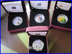 Canada Venetian Glass Silver Coin Set 2012-13-14beebutterflyfrog+ Bonus