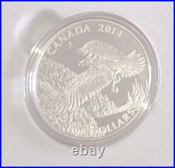 CDN Silver $100 Bald Eagle coin with presentation box OGP and COA