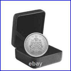 COAT OF ARMS 2024 CANADA W Winnipeg Mint Mark#3 1oz. 9999 Pure Silver 50c Coin