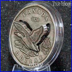 COA 011/425 2020 From the R&D Lab $1 Flying Loon 2 oz. Pure Silver Coin Canada